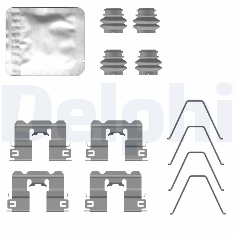 Set accesorii, placute frana DELPHI LX0794