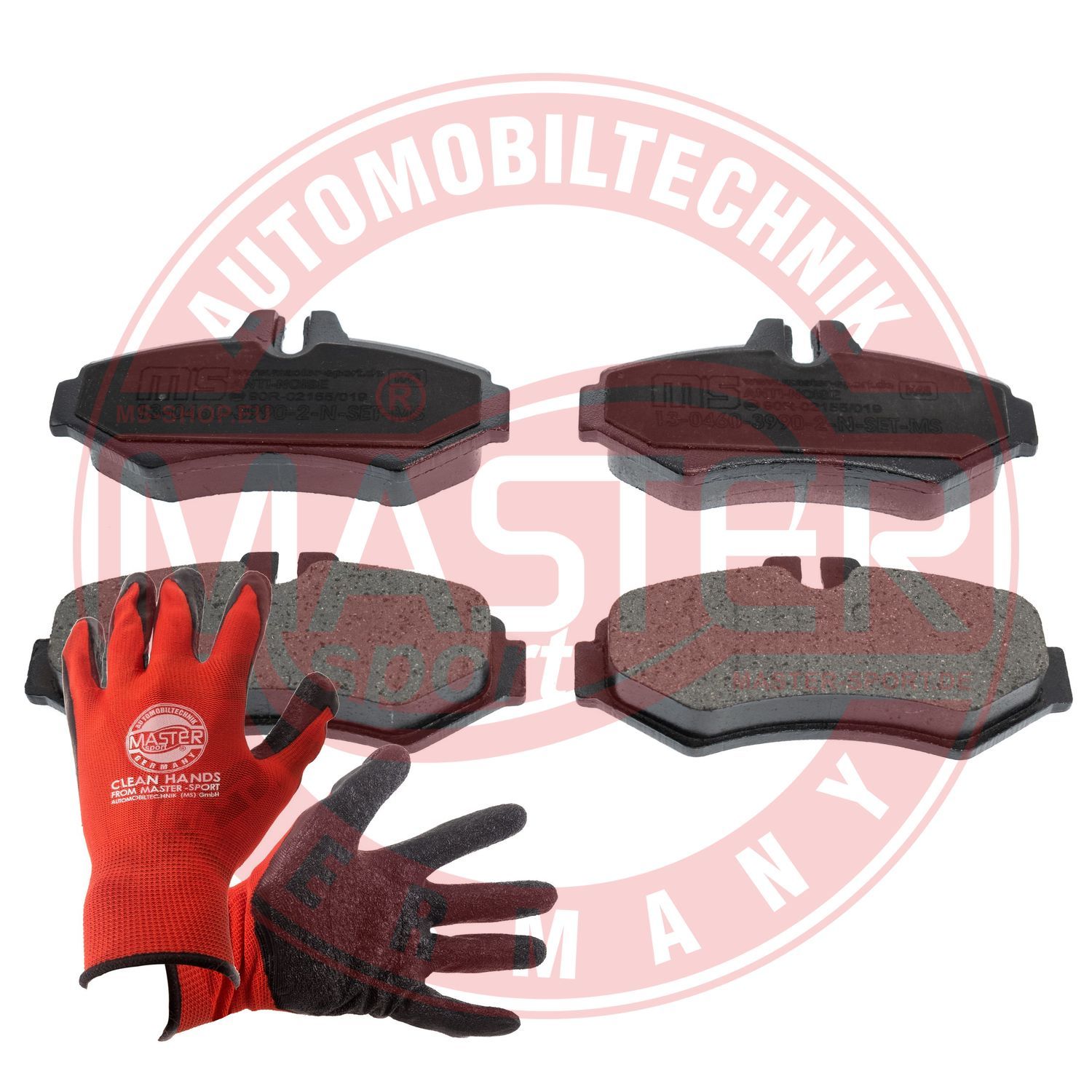 Zestaw klocków hamulcowych, hamulce tarczowe MASTER-SPORT GERMANY 13046039902N-SET-MSP