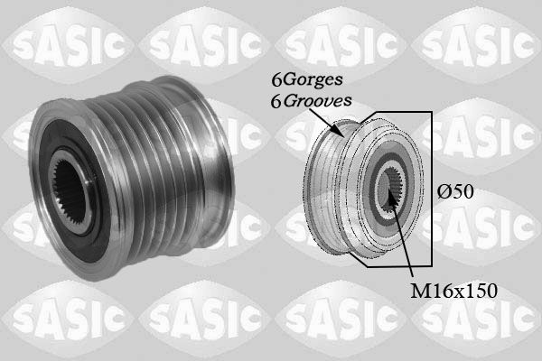 Alternator - sprzęgło jednokierunkowe SASIC 1676021