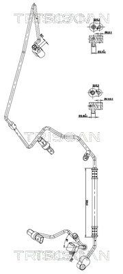 conducta presiune variabila,aer conditionat TRISCAN 9010 29048