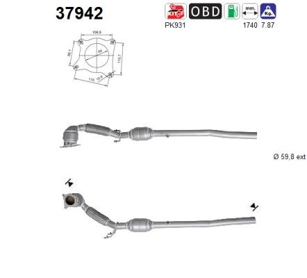 Catalizator AS 37942