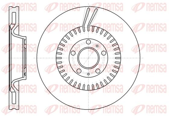 Brzdový kotouč REMSA 61154.10