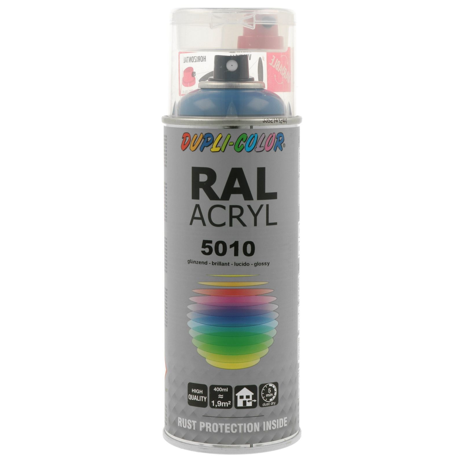 vopsea DUPLI COLOR RAL ACRYL RAL 5010 gentian blue gloss 400 ml 349584