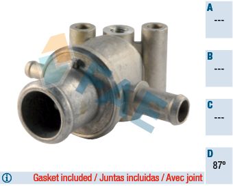 Termostat, środek chłodzący FAE 5334787