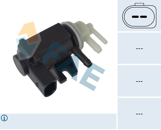 Przetwornik ciśnienia, turbosprężarka FAE 56055