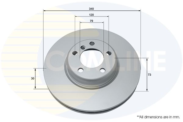 Tarcza hamulcowa COMLINE ADC1785V