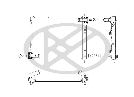 Radiator, racire motor KOYORAD PL022564