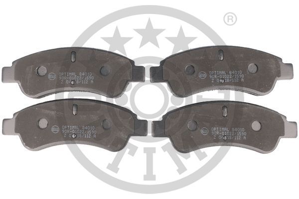 Zestaw klocków hamulcowych, hamulce tarczowe OPTIMAL BP-84010
