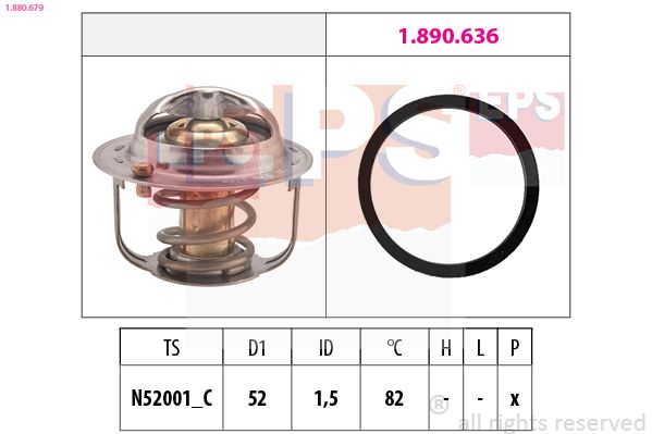 Levně Termostat, chladivo EPS 1.880.679
