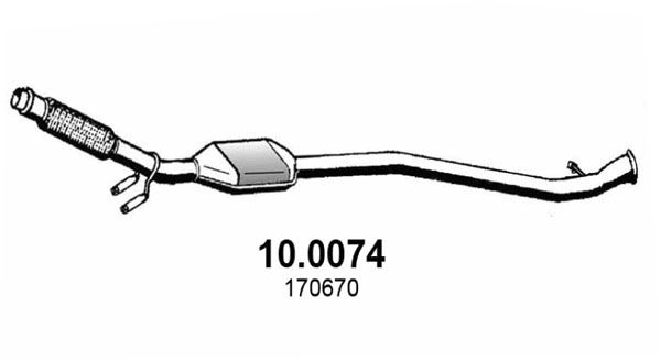 Katalizator ASSO 10.0074
