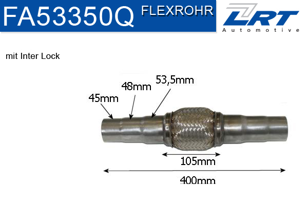 Teava flexibila, esapament LRT FA53350Q