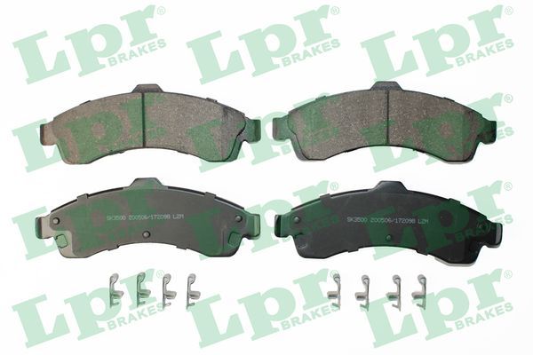 Zestaw klocków hamulcowych, hamulce tarczowe LPR 05P2098
