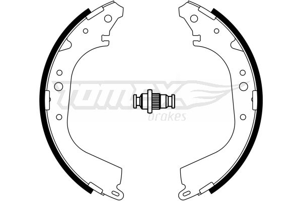 Sada brzdových čelistí TOMEX Brakes 23-30