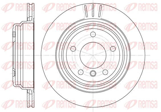 Tarcza hamulcowa KAWE 6588 10