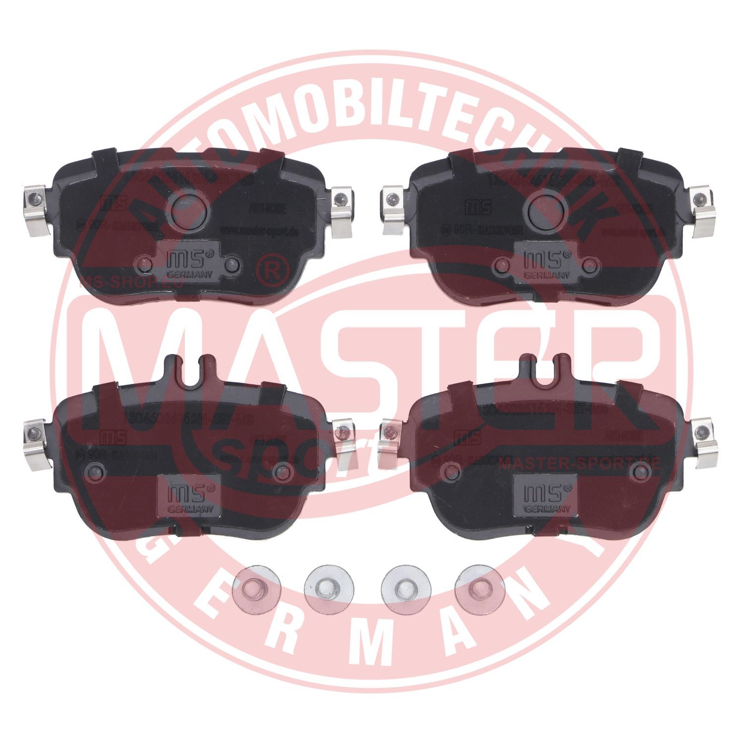 Zestaw klocków hamulcowych, hamulce tarczowe MASTER-SPORT GERMANY 13046026162N-SET-MS