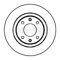 Tarcza hamulcowa BORG & BECK BBD4006