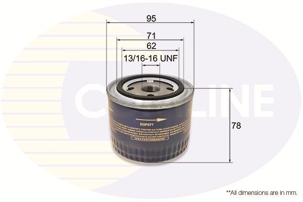 Filtr oleju COMLINE EOF077