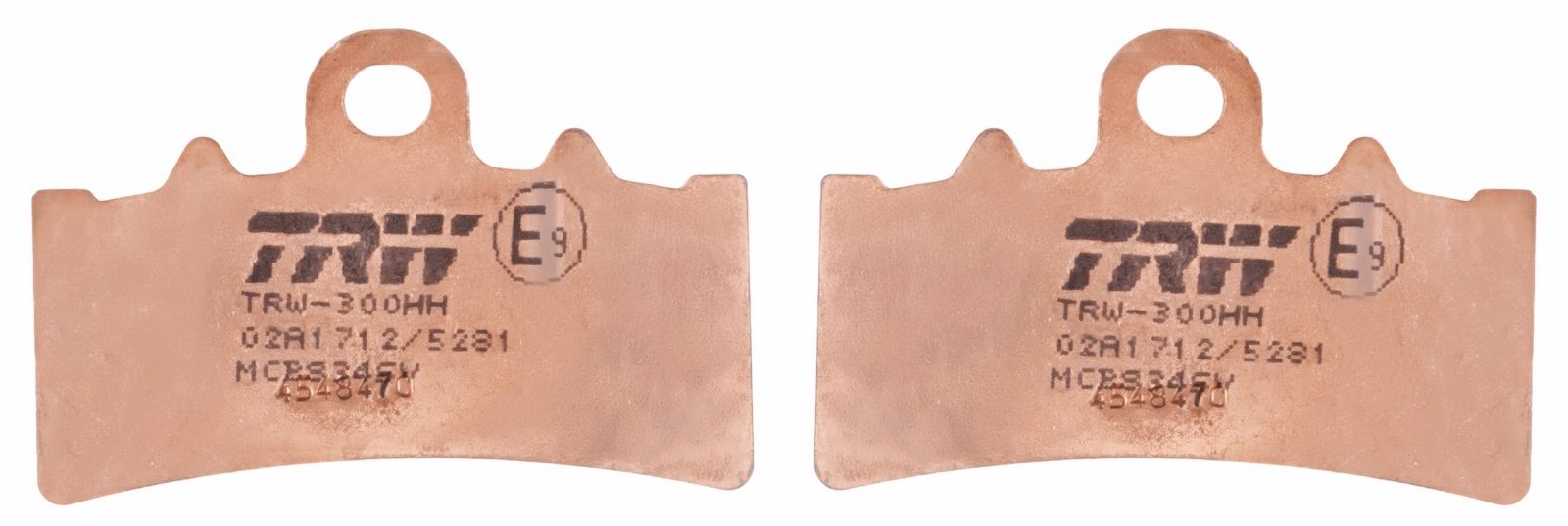 set placute frana,frana disc TRW Sinter Street MCB834SV