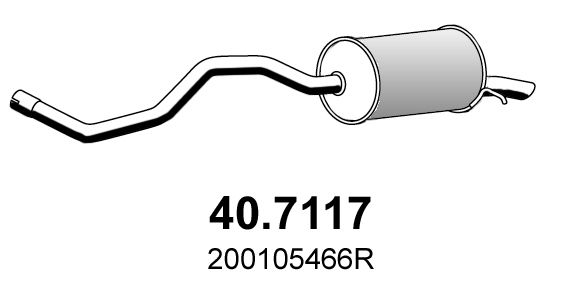 Tłumik końcowy ASSO 40.7117