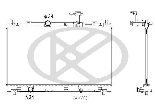 Radiator, racire motor KOYORAD PL103148