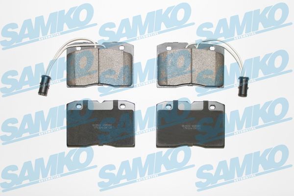 Levně Sada brzdových destiček, kotoučová brzda SAMKO 5SP281