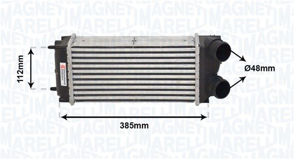 Chłodnica powietrza doładowującego MAGNETI MARELLI 351319205090