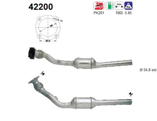 Katalizator AS 1J2253208GX