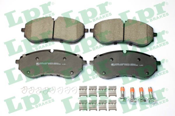 Zestaw klocków hamulcowych, hamulce tarczowe LPR 05P2308K
