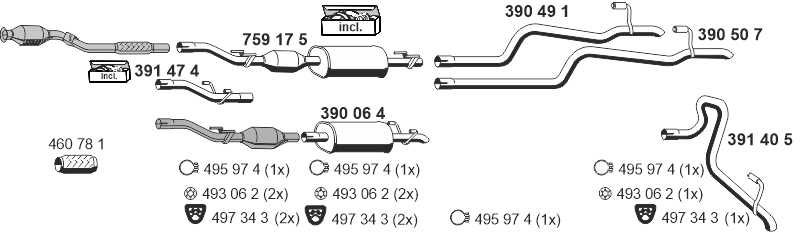 Układ wydechowy ERNST 040585