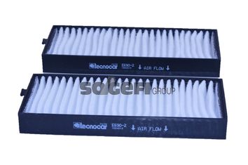 Filtr, wentylacja przestrzeni pasażerskiej TECNOCAR E690-2