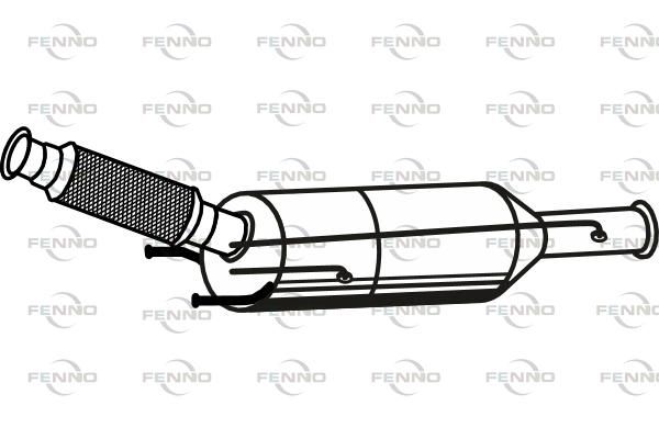 Filtr sadzy / filtr cząstek stałych, układ wydechowy FENNO P8807DPF