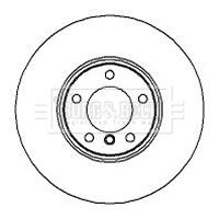 Tarcza hamulcowa BORG & BECK BBD5866S