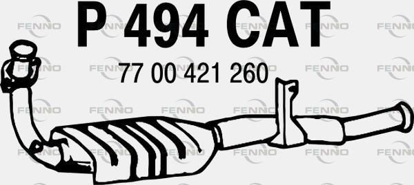 Katalizator FENNO 7700421460