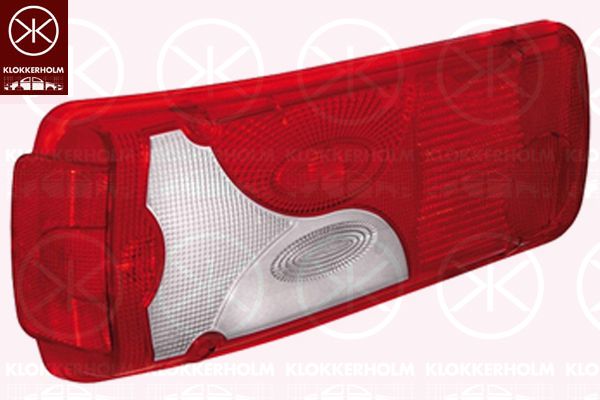 Szkło lampy, lampa tylna zespolona KLOKKERHOLM 35470751