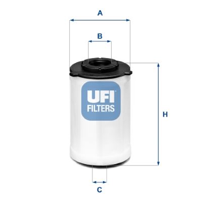 Palivový filter UFI 26.H2O.03