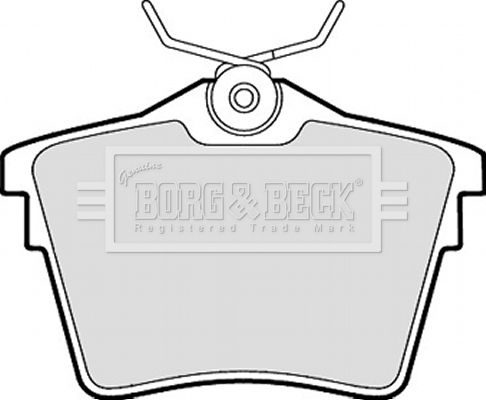 Zestaw klocków hamulcowych, hamulce tarczowe BORG & BECK BBP1899