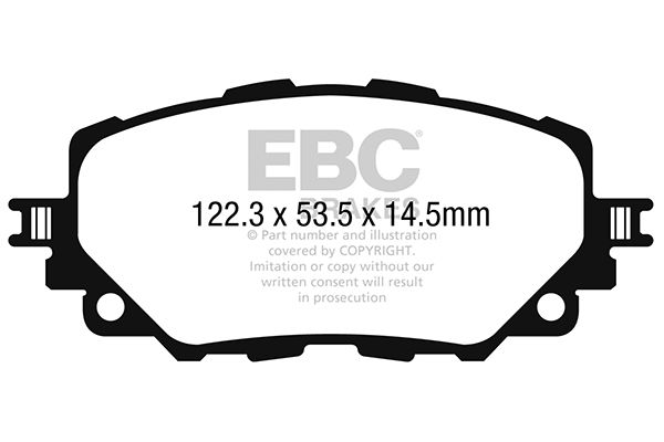 set placute frana,frana disc EBC Brakes DP42263R