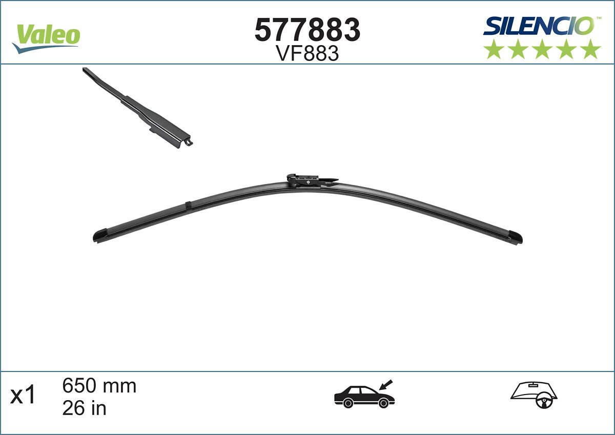 Pióro wycieraczki VALEO 577883