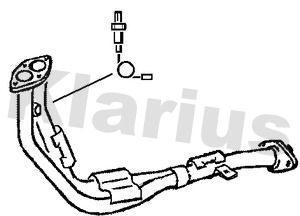Rura wydechowa KLARIUS 301190