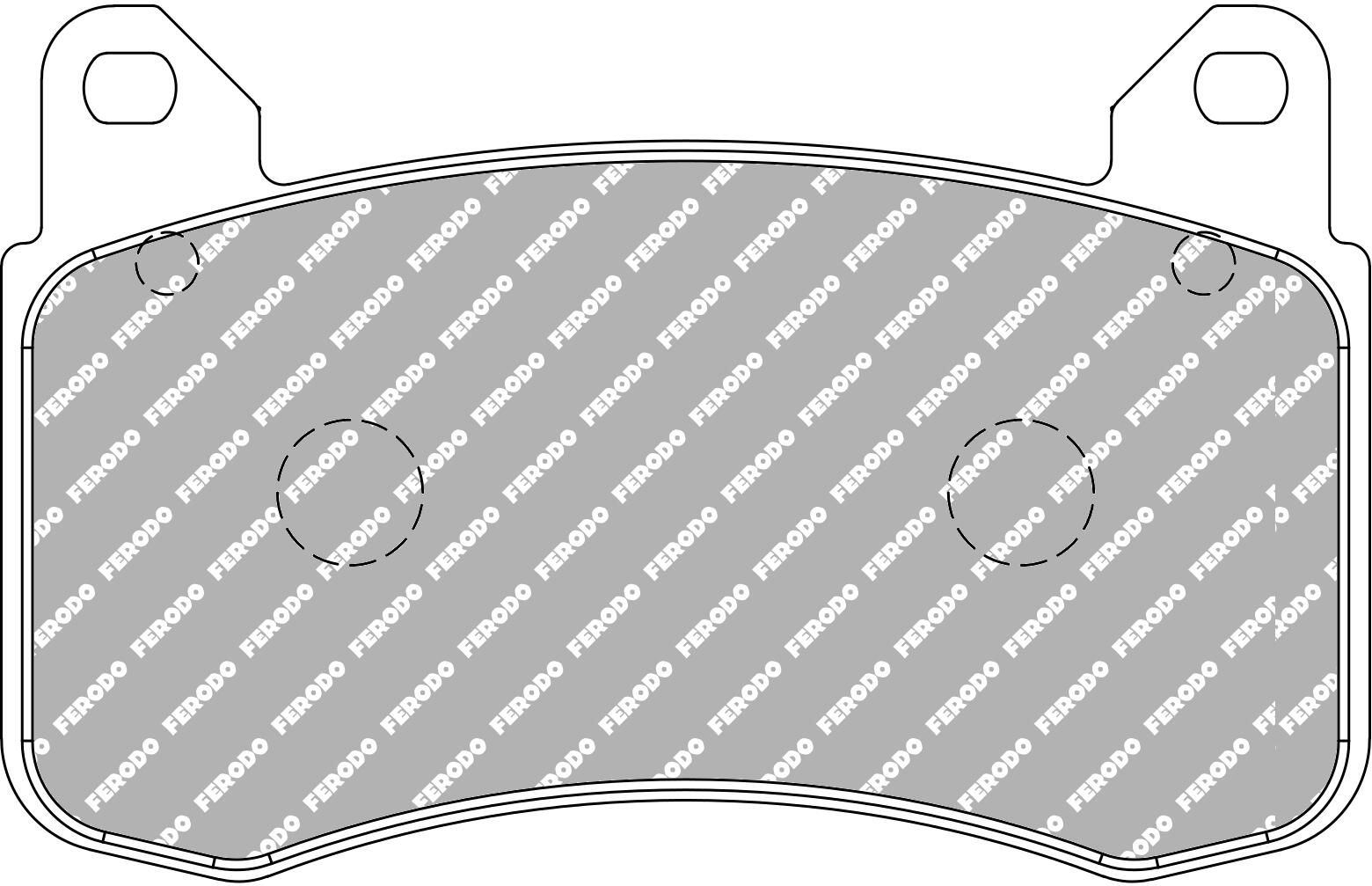set placute frana,frana disc FERODO FRP3161H