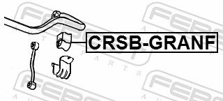 Levně Držák, Příčný stabilizátor FEBEST CRSB-GRANF