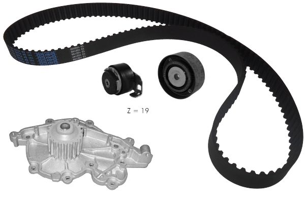 Pompe à eau + kit de courroie crantée