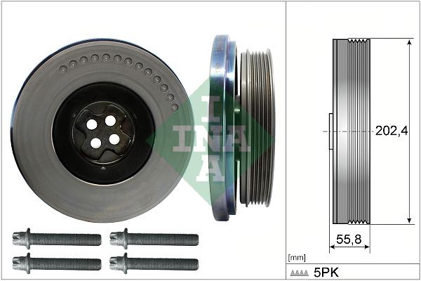 Zestaw koła pasowego, wał korbowy SCHAEFFLER INA 544060320