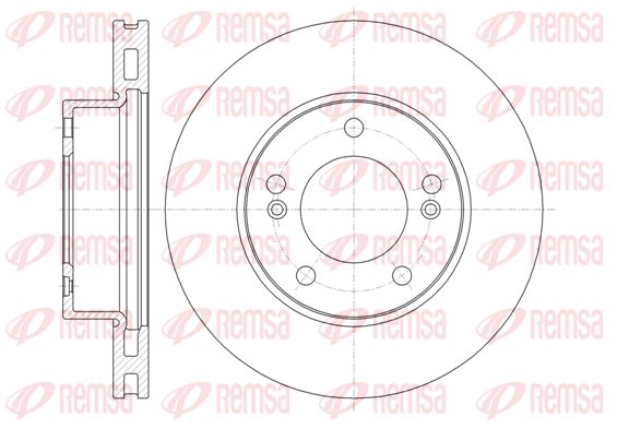 Tarcza hamulcowa KAWE 61323 10