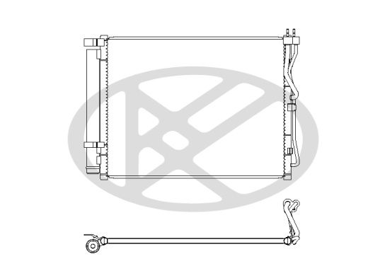 Condensator, climatizare KOYORAD CD821063