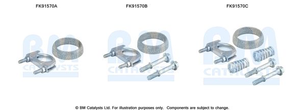 Zestaw montażowy, katalizator BM CATALYSTS FK91570