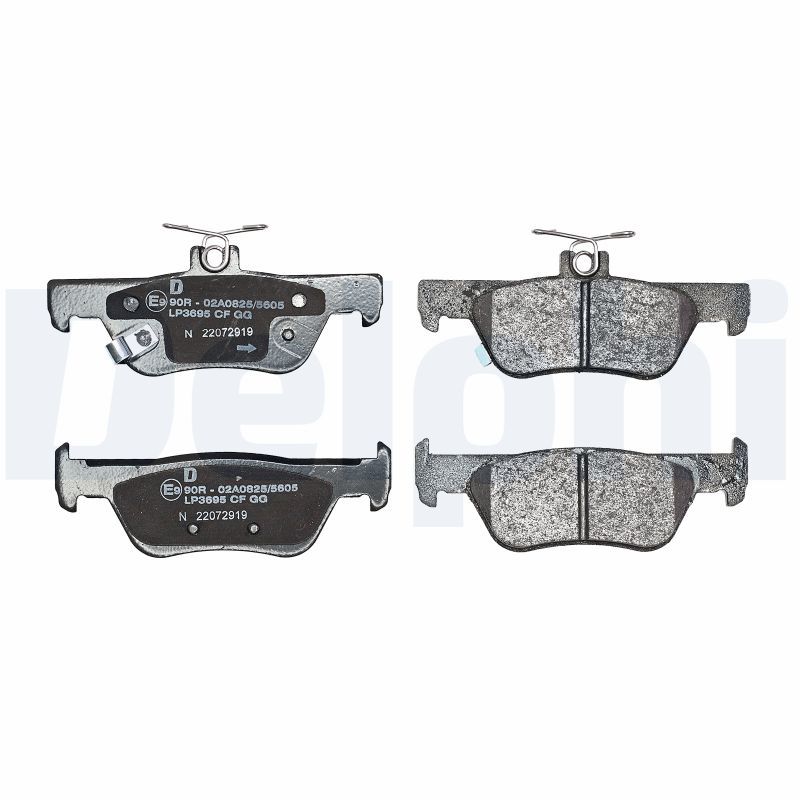 set placute frana,frana disc DELPHI LP3695