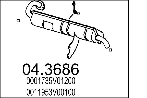 Katalizator MTS 04.3686