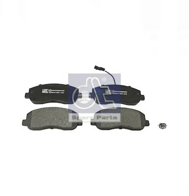 Zestaw klocków hamulcowych, hamulce tarczowe DT SPARE PARTS 6.95121