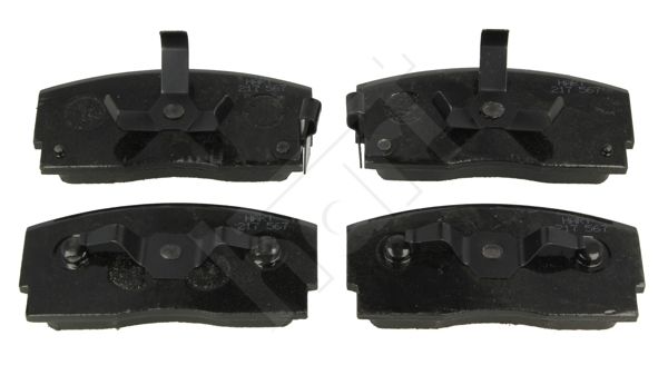 Zestaw klocków hamulcowych, hamulce tarczowe HART 217 567